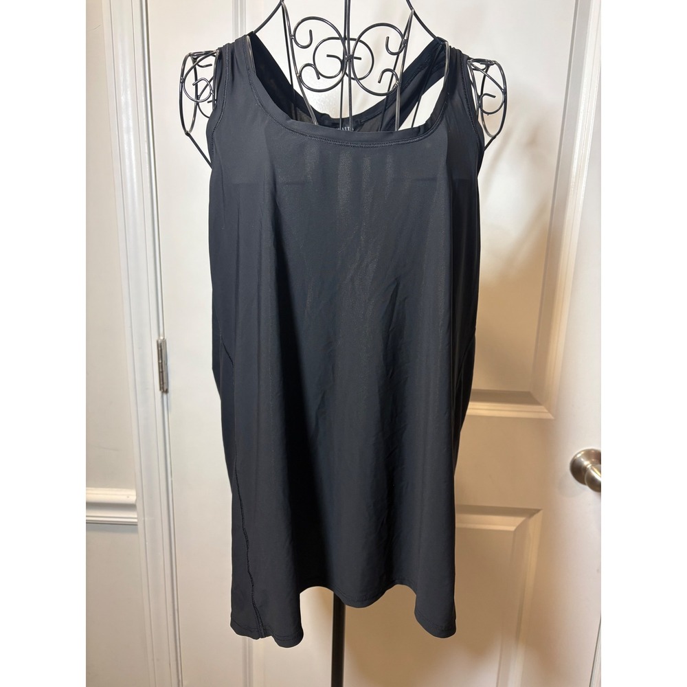 Athleta‎ Ultimate Scoop Tank Black Racerback Workout Top Womens Large